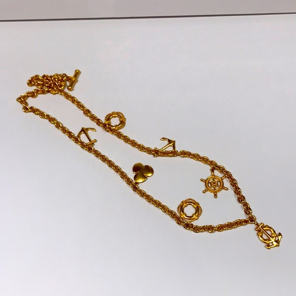 Rare SUNG by Alfred Sung vintage gold tone chain belt - Picture 1 of 5